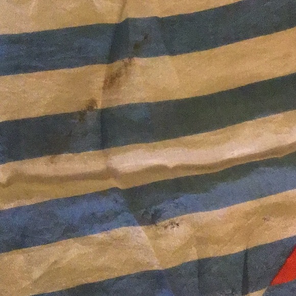 RARE Vintage Vera Neumann 100% Silk Striped Scarf - Picture 7 of 9